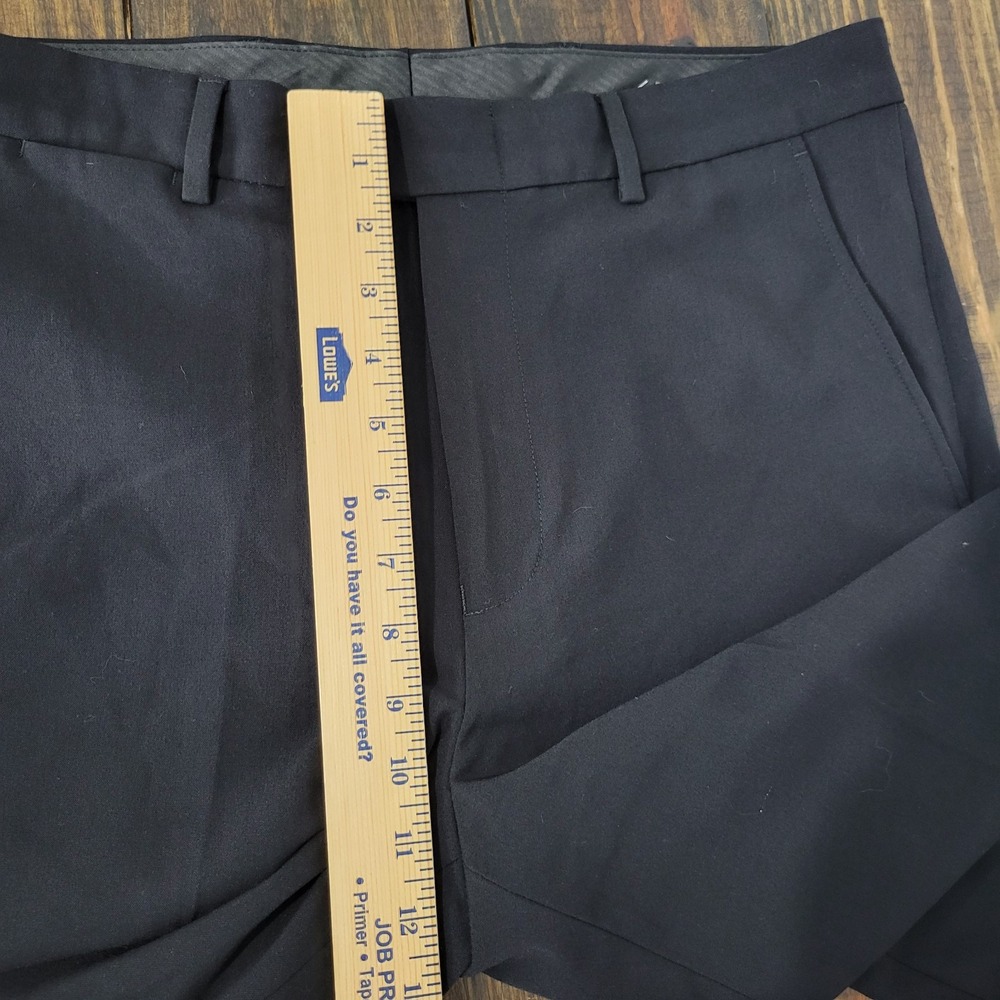 Nautica GAFF Men's Dress Pants Poly Blend Black size 32x32 NEW - Picture 4 of 8